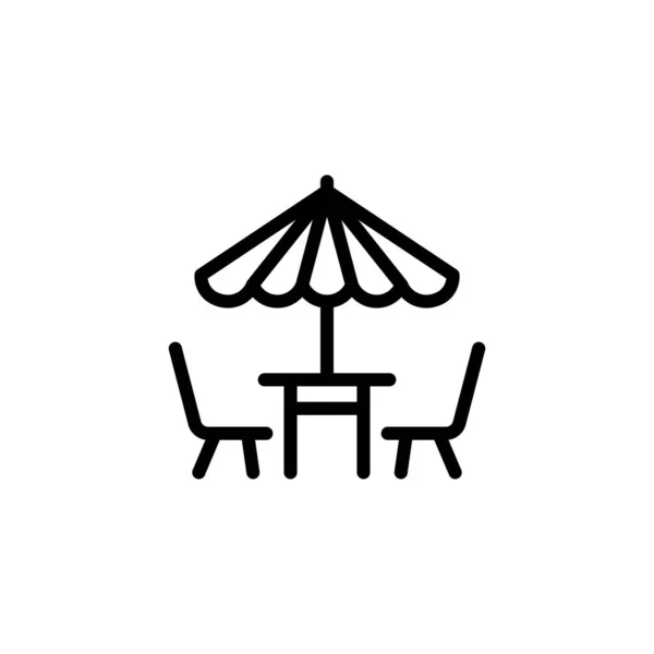 Yemek ikonu vektöründe. Logotype