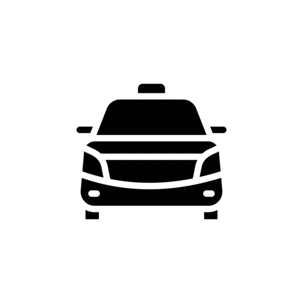 Icône Taxi Vecteur Logotype — Image vectorielle