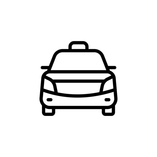 Taxi Icon Vector Logotype — Stock Vector