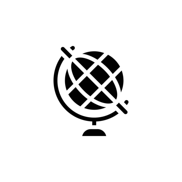 Icona Destinazione Nel Vettore Logotipo — Vettoriale Stock