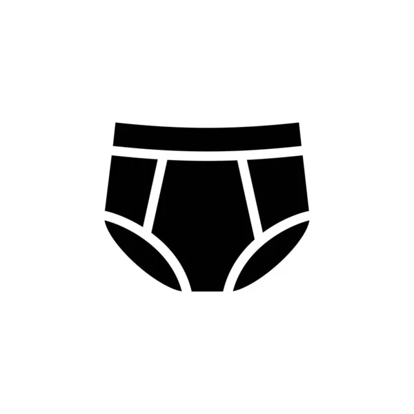 Icône Underwear Vecteur Logotype — Image vectorielle