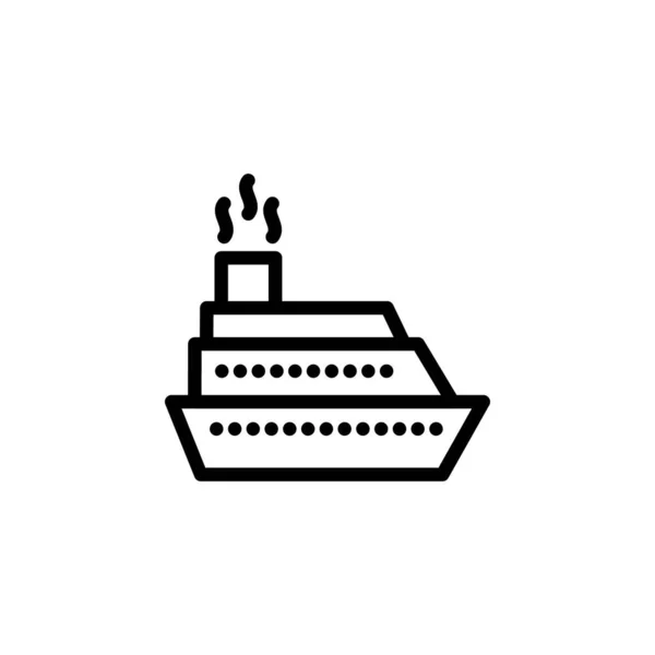 Εικόνα Σκάφους Διάνυσμα Λογότυπο — Διανυσματικό Αρχείο