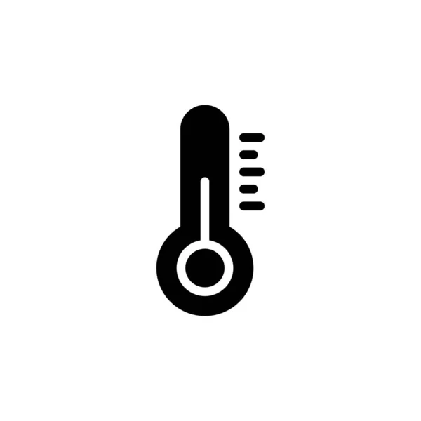 Hőmérséklet Ikon Vektorban Logotípus — Stock Vector