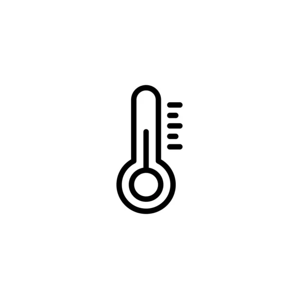 Temperatur Symbol Vektor Logotyp — Stockvektor