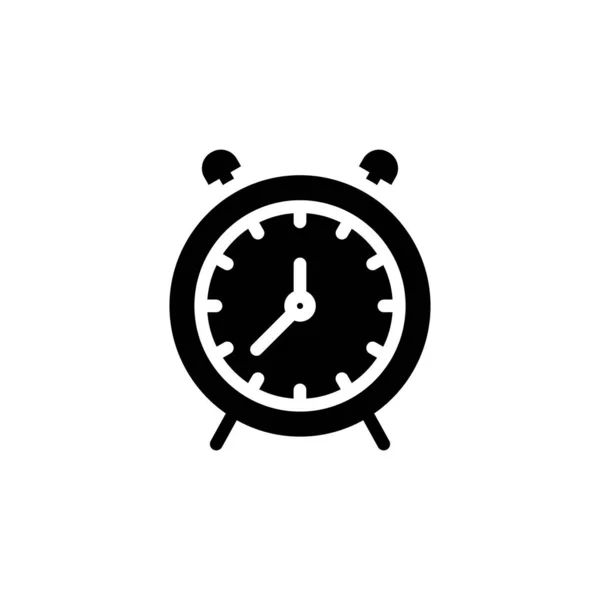Klocka Ikonen Vektor Logotyp — Stock vektor
