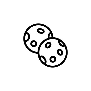 Çikolatalı kurabiye ikonu. Logotype;