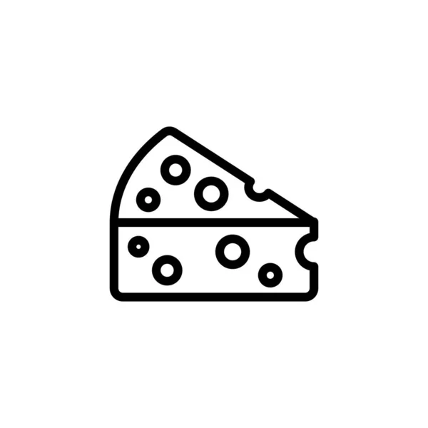 Icono Cheez Vector Logotipo — Vector de stock