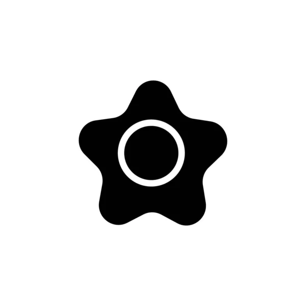 Icono Mitad Huevo Asado Vector Logotipo — Archivo Imágenes Vectoriales