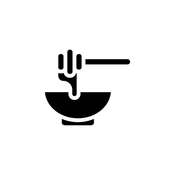 Honig Symbol Vektor Schriftzug — Stockvektor