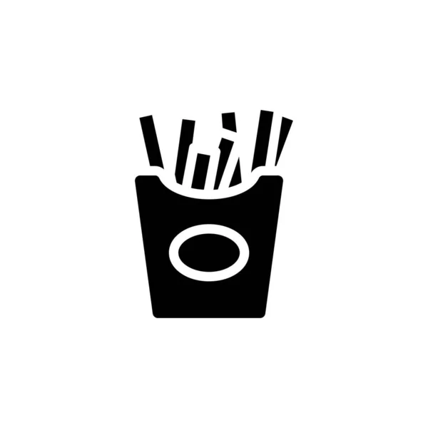 Pommes Symbol Vektor Logotyp — Stockvektor