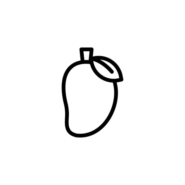 Icona Del Mango Nel Vettore Logotipo — Vettoriale Stock