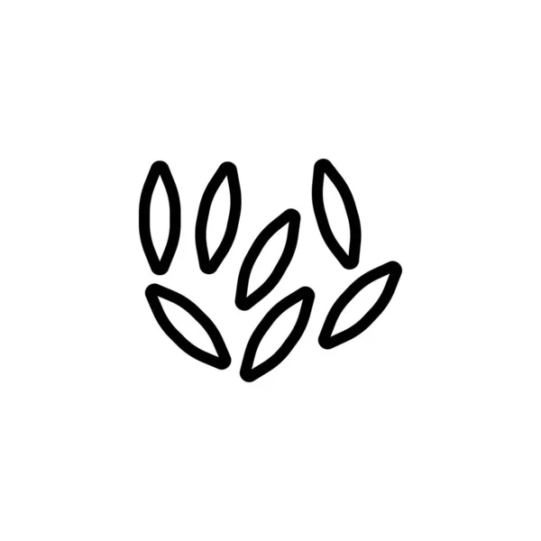 Icône Orzo Vecteur Logotype — Image vectorielle