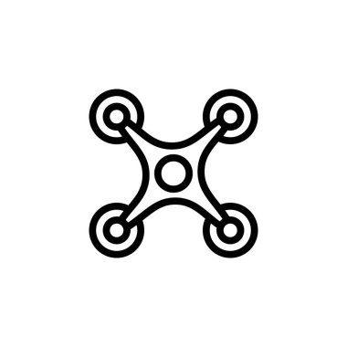 Vektör olarak İHA simgesi. Logotype