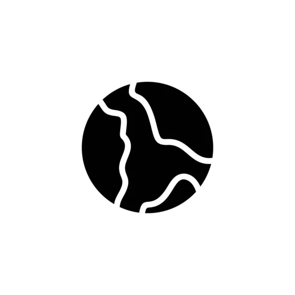 Jord Ikon Vektor Logotyp — Stock vektor