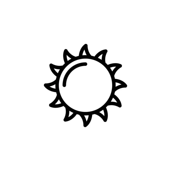 Vektör Olarak Güneş Simgesi Logotype — Stok Vektör