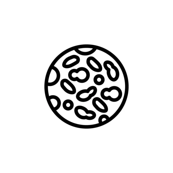 Planeten Symbol Vektor Logotyp — Stockvektor