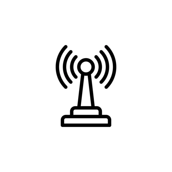 Icône Antenne Dans Vecteur Logotype — Image vectorielle