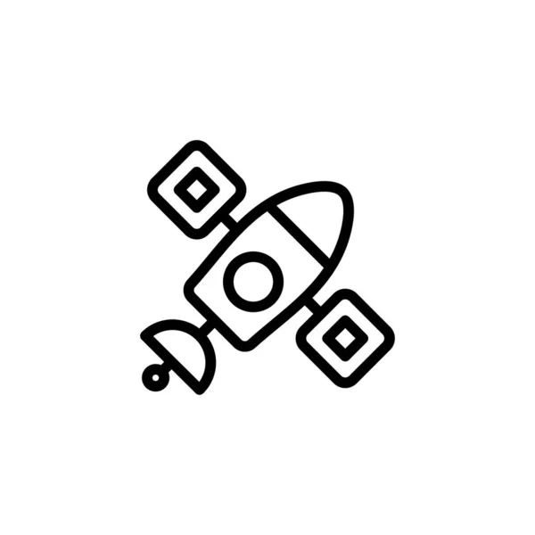 Orbital Station Ikonen Vektor Logotyp — Stock vektor