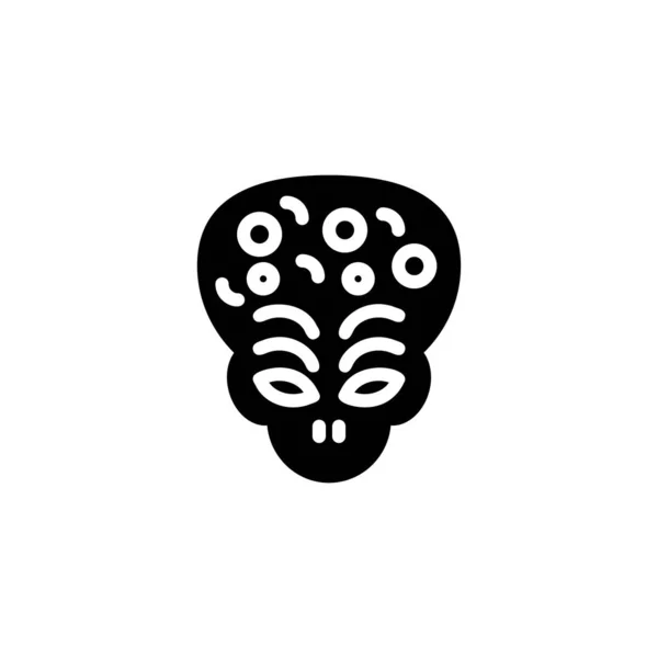 Utomjordisk Ikon Vektor Logotyp — Stock vektor