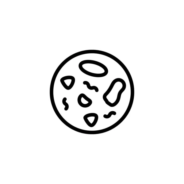 Icône Mercure Dans Vecteur Logotype — Image vectorielle
