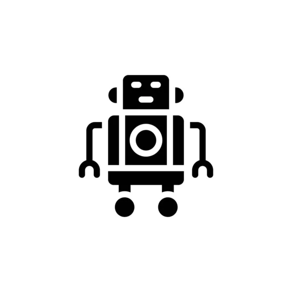 Εικόνα Ρομπότ Διάνυσμα Λογότυπο — Διανυσματικό Αρχείο