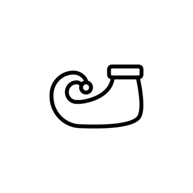 Vektör olarak Elf Ayakkabıları simgesi. Logotype