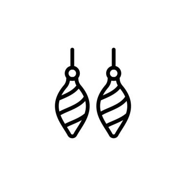 Vektör olarak Noel Oyuncağı simgesi. Logotype