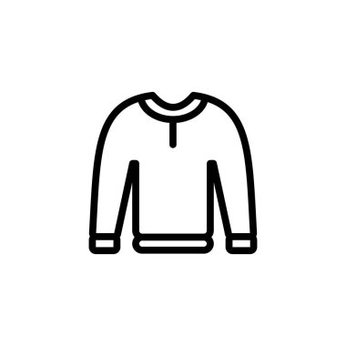 Süveter simgesi vektörde. Logotype