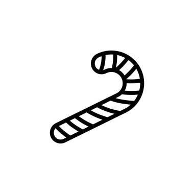 Vektör olarak Noel Şekeri ikonu. Logotype