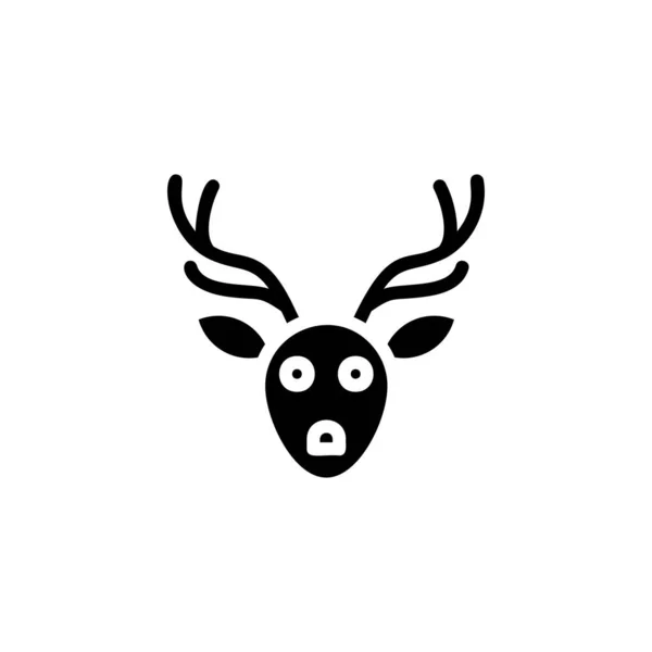 Ikon Moose Dalam Vektor Logotype - Stok Vektor