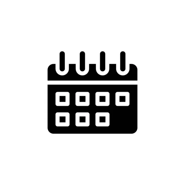 Icona Del Calendario Nel Vettore Logotipo — Vettoriale Stock