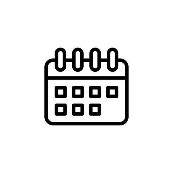 Піктограма Календаря Векторі Логотип — стоковий вектор