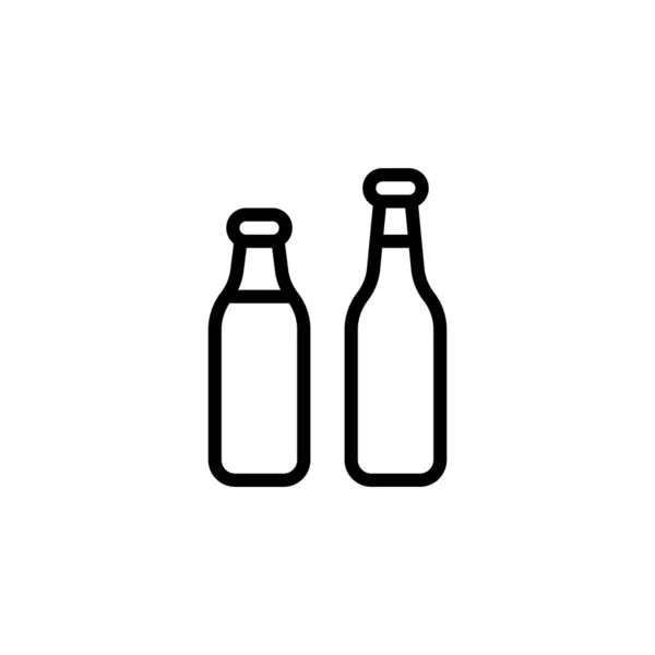 Beer Ikonen Vektor Logotyp — Stock vektor