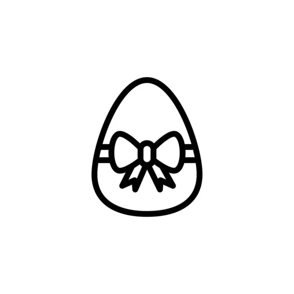 Egg Gift Icon Vector Logotype — Stock Vector