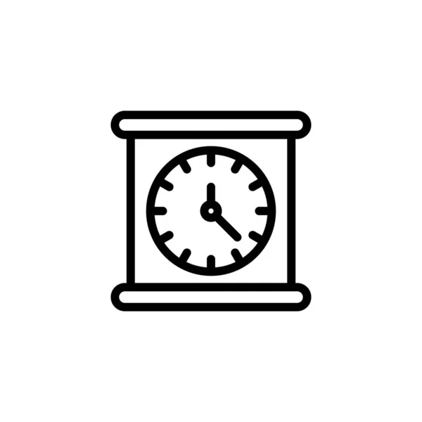 Icône Horloge Dans Vecteur Logotype — Image vectorielle