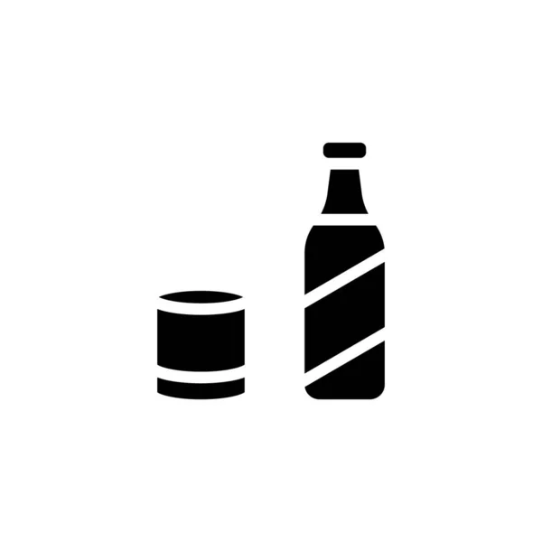 Getränke Symbol Vektor Logotyp — Stockvektor