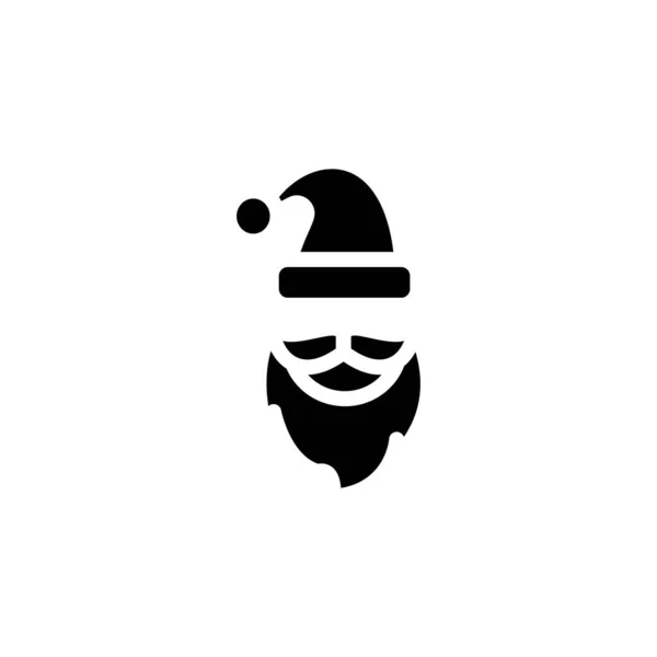 Icône Costume Père Noël Vecteur Logotype — Image vectorielle