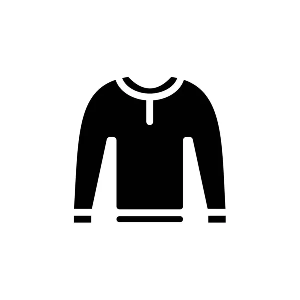 Ícone Camisola Vetor Logotipo —  Vetores de Stock