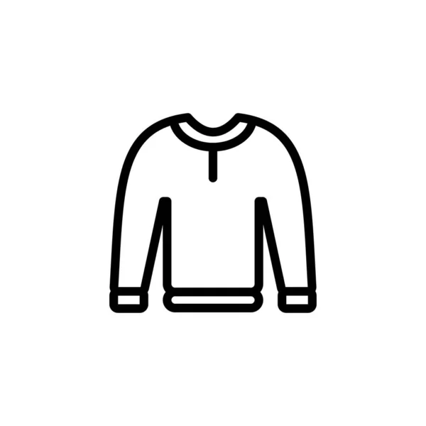 Icono Suéter Vector Logotipo — Vector de stock