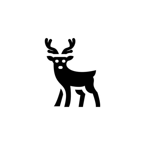 Εικονίδιο Ελάφια Διάνυσμα Λογότυπο — Διανυσματικό Αρχείο