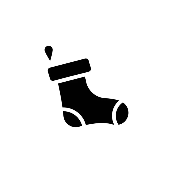 Icône Chaussette Dans Vecteur Logotype — Image vectorielle