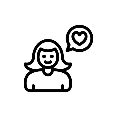 İletişim simgesi vektörde. Logotype