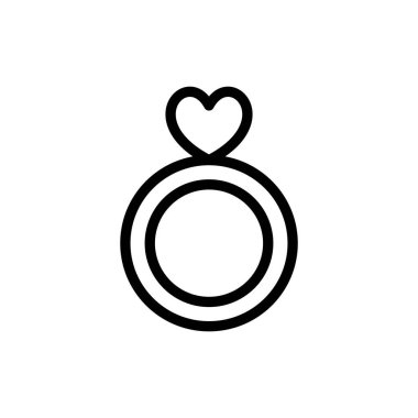 Halka simgesi vektörde. Logotype