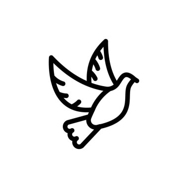 Vektör olarak güvercin simgesi. Logotype