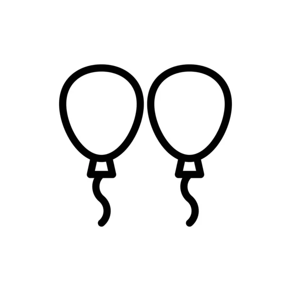 Vektör Olarak Balon Simgesi Logotype — Stok Vektör