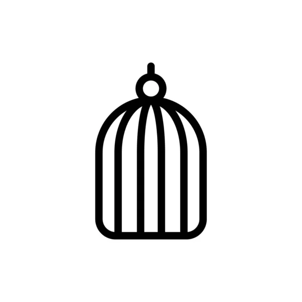 Caged Icon Vector Logotype — 图库矢量图片