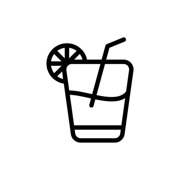 Bevi Icona Nel Vettore Logotipo — Vettoriale Stock