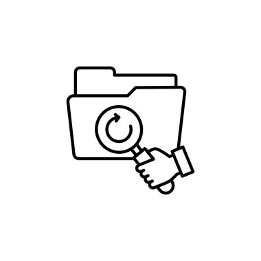 Vektör olarak yerel arama simgesi. Logotype