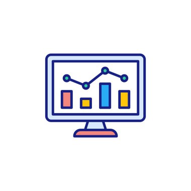 İstatistik ikonu. Logotype