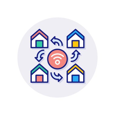 Vektör olarak bağlantı simgesi. Logotype